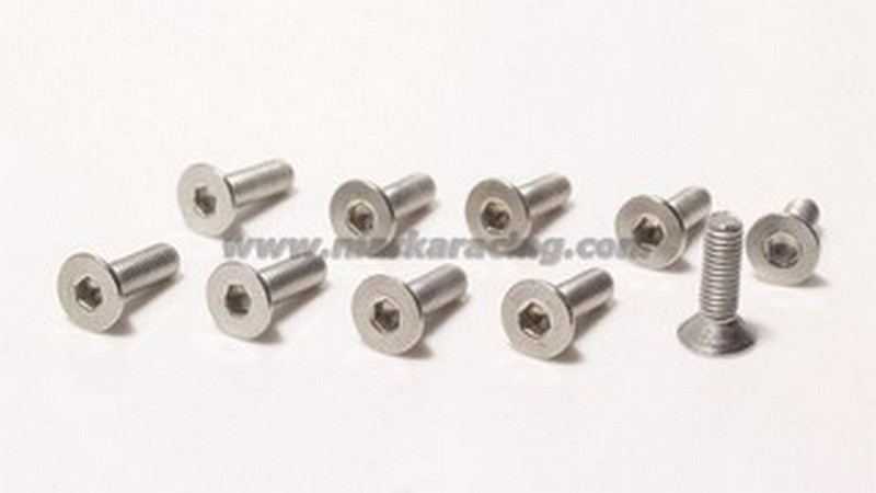 Marka Racing Viti in Acciaio SFH Svasate M3x16mm - Inox (10Pz)