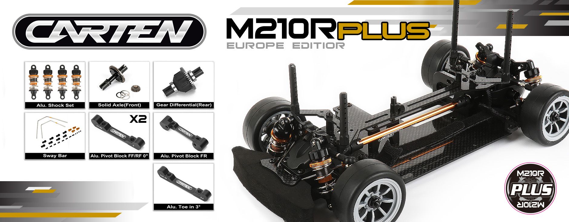 CARTEN NBA106 - M210R Plus 1/10 M-Chassis Kit